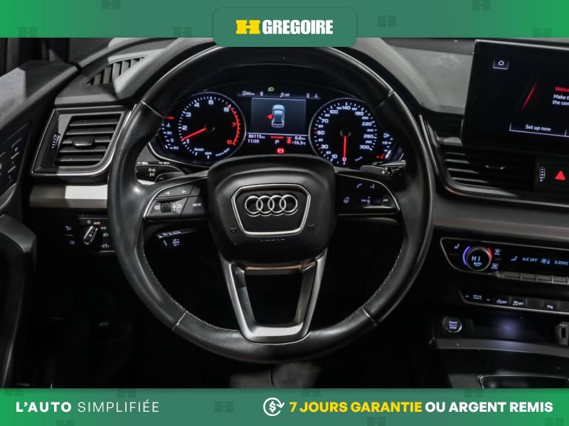 Audi Q5 727999 | Komfort AWD AUTO AC CUIR GR ELECT MAGS CAMERA RECU 2023 Blanc Laval - photo #18