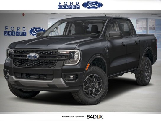 Ford Ranger XLT cabine SuperCrew 4RM caisse de 5 pi 2026 Noir ombre