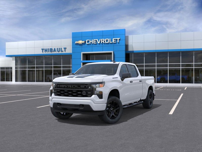 2026 CHEVROLET Silverado 1500 Custom cabine multiplace 4RM 157 po Summit White Sherbrooke - photo #7