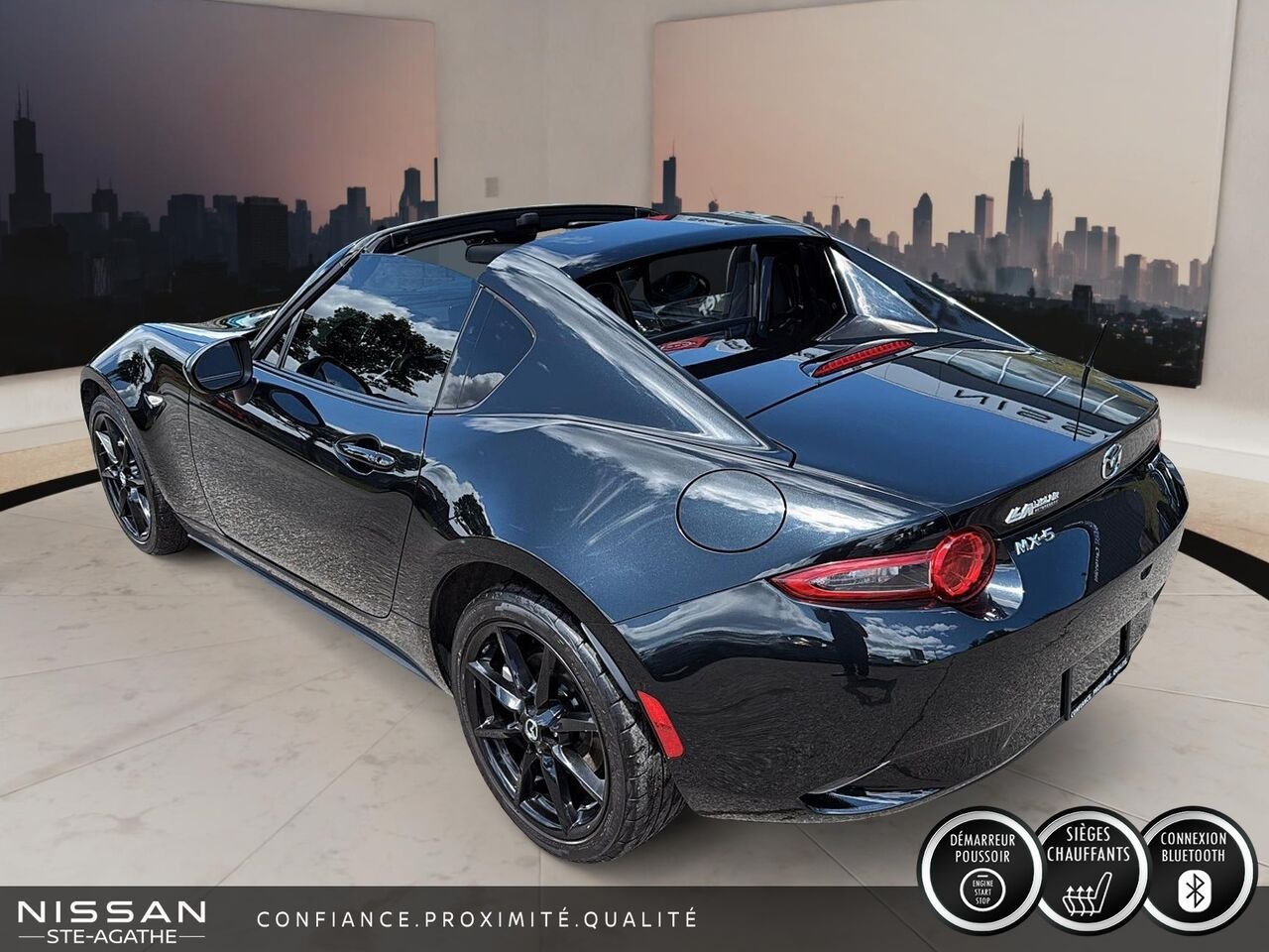 Mazda MX-5 RF 2022 Noir Saint-Jérôme - photo #5