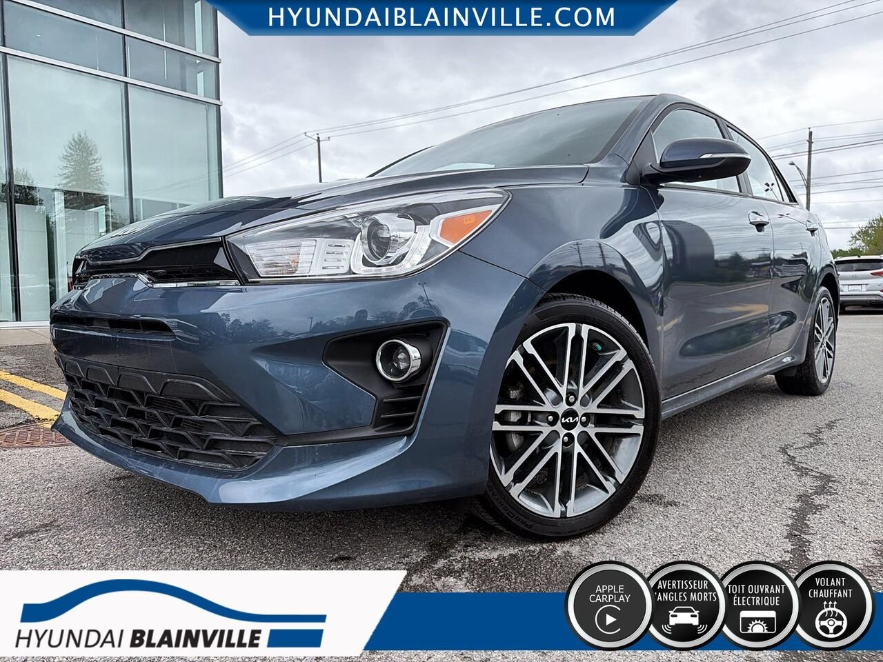 Kia Rio 5 portes 2023 Bleu Blainville - photo #0