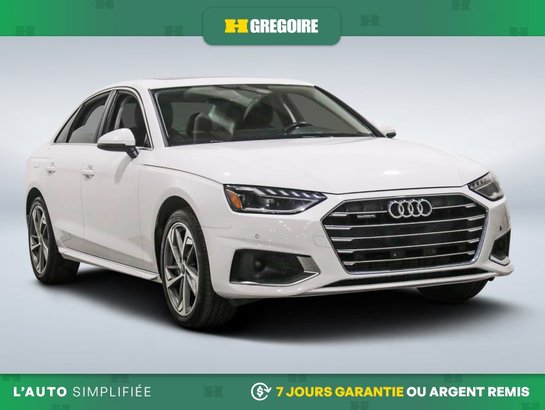 Audi A4 2020 2020 Blanc