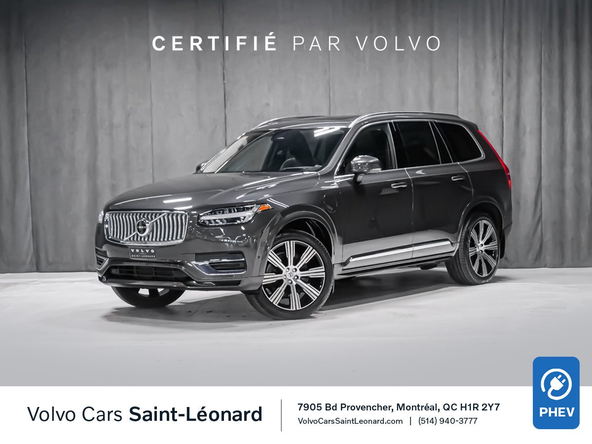 Volvo XC90 Plug-In Hybrid T8 ULTRA BRIGHT LOUNGE 2025 Gris Montréal - photo #0