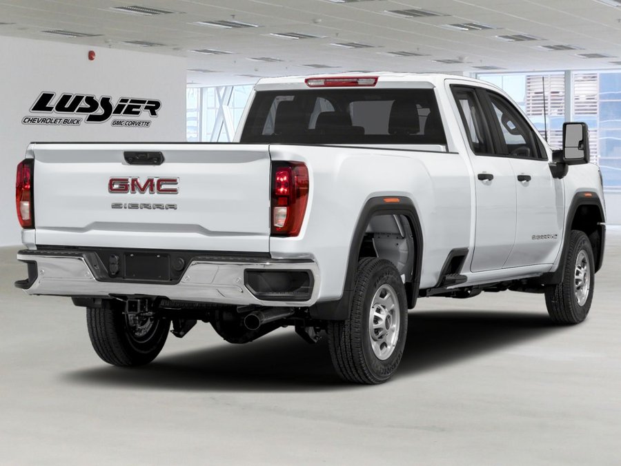 GMC Sierra 2500HD Pro cabine double 4RM 162 po 2024 Blanc sommet