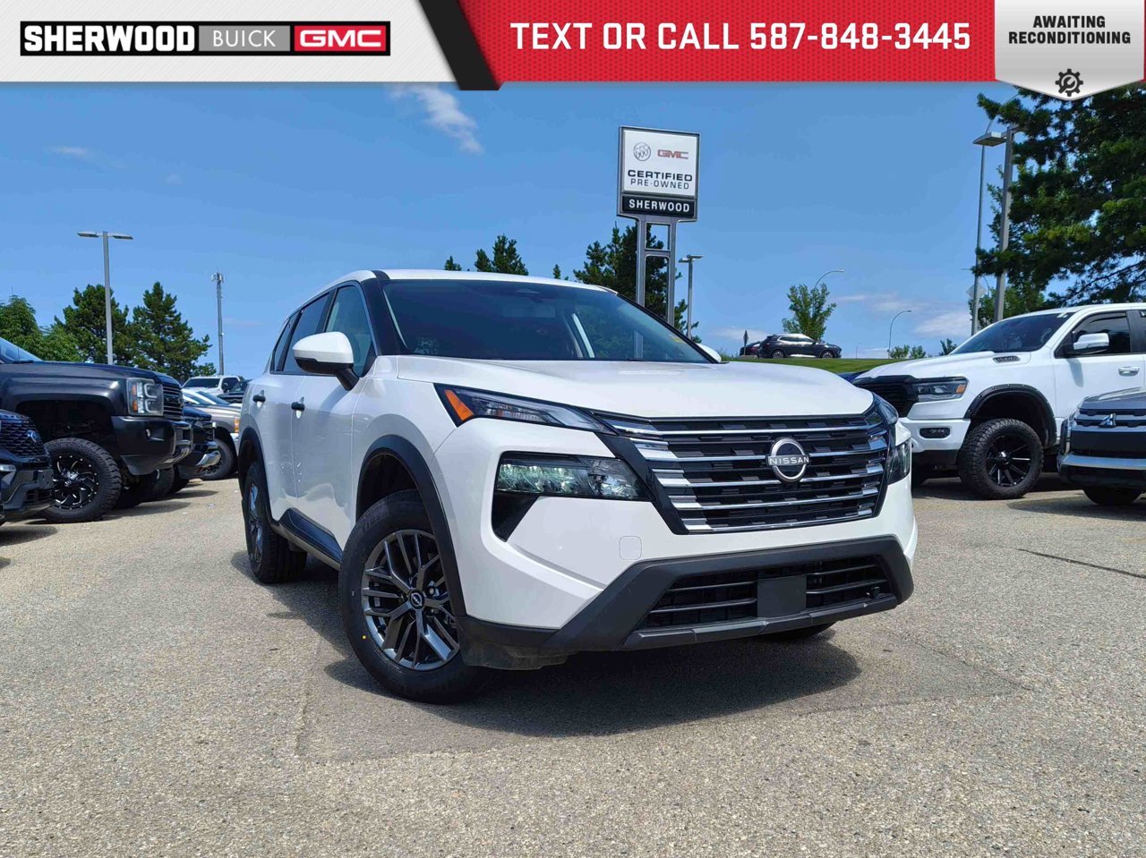 2024 Nissan Rogue AWD S White Sherwood Park - photo #0