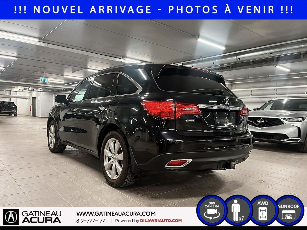 Acura MDX Élite SH-AWD 2016 Noir Ottawa & Gatineau - photo #6