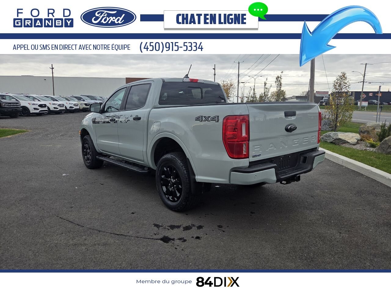 Ford Ranger 2023 Gris Granby - photo #4