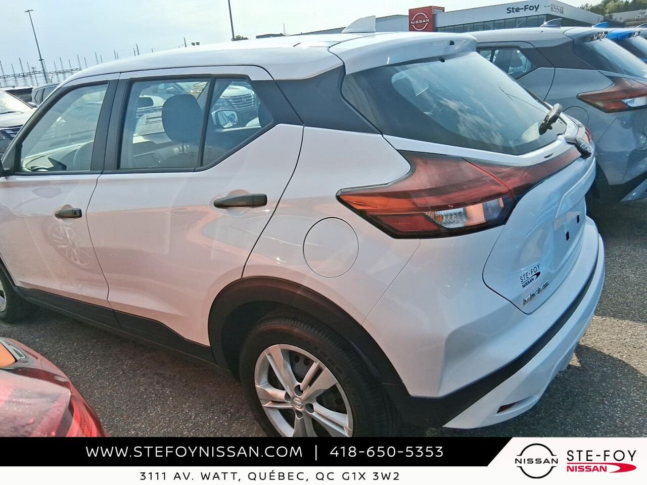2021 Nissan Kicks S TA White Ste-Foy - photo #1