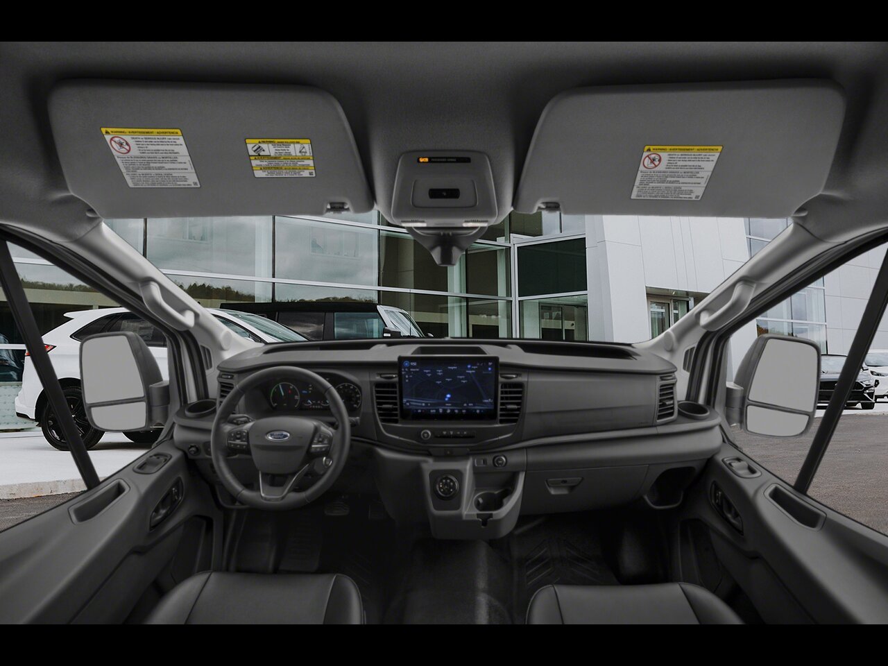 2025 Ford E-Transit Cargo Van Carbonized Grey Metallic Saint-Eustache - photo #5