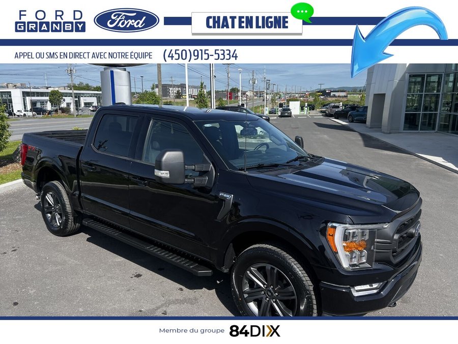 Ford F-150 XLT SuperCrew 4RM TOIT PANO 2023 Noir