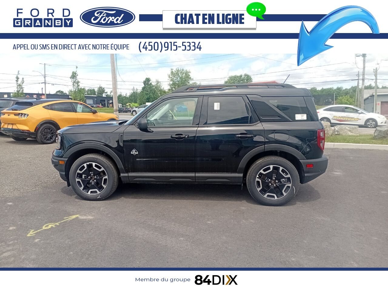 2024 Ford BRONCO SPORT Black Granby - photo #7