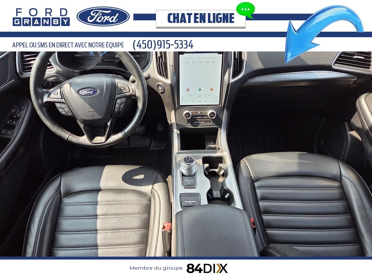 Ford Edge 2022 Blanc Granby - photo #8