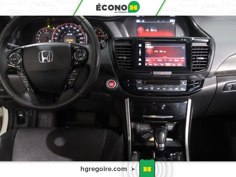 Honda Accord 729588 | TOURING COUPE CUIR TOIT MAGS BLUETOOTH 2016 Blanc Laval - photo #19