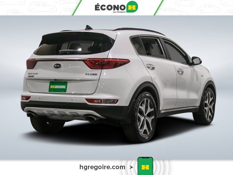Kia Sportage 725354 | AWD AUTO AC CUIR TOIT NAV GR ELEC MAGS CAM RECUL B 2018 Blanc Laval - photo #7