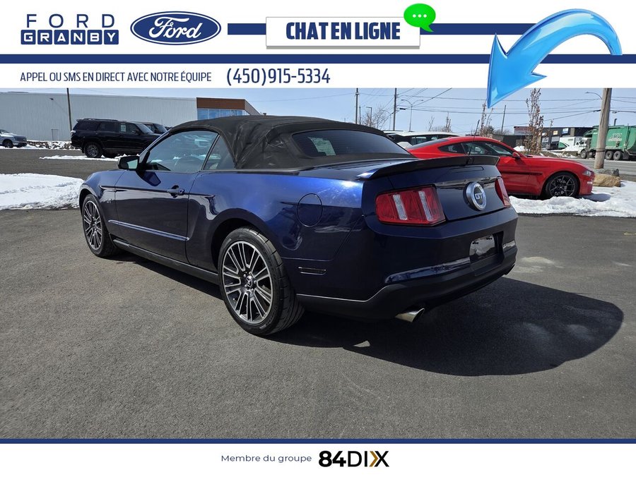 Ford Mustang GT Convertible, manuelle GT Convertible, manuelle 2010 Bleu