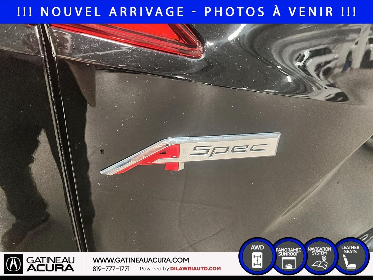 2022 Acura RDX A-Spec SH-AWD Black Gatineau - photo #6