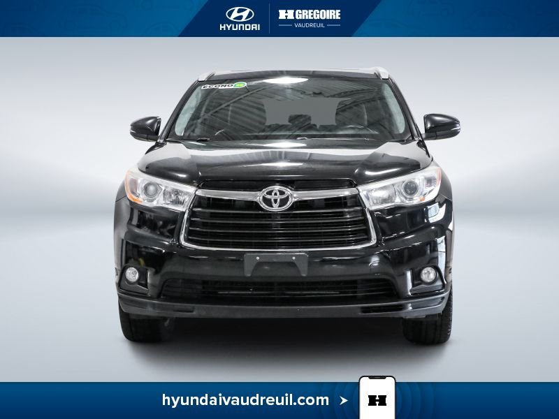 Toyota Highlander YW142 | XLE l AWD - CUIR - MAGS - TOIT - NAV - BLUETOOTH - 2016 Noir Laval - photo #2