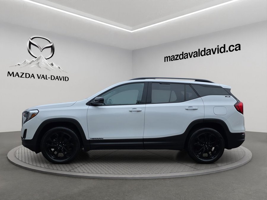 2020 GMC Terrain Traction intégrale, 4 portes SLE, Commande audio au volant, écran tactile, bluetooth White