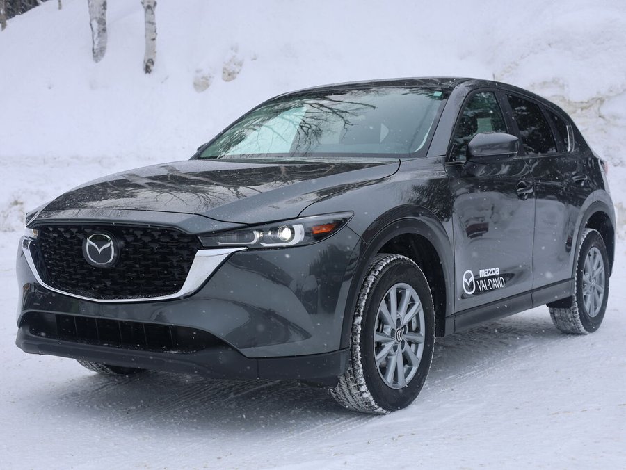 Mazda CX-5 Gs, awd, sièges, volant et rétroviseurs chauffants, hayon électrique 2025 Gris polymétal métallisé