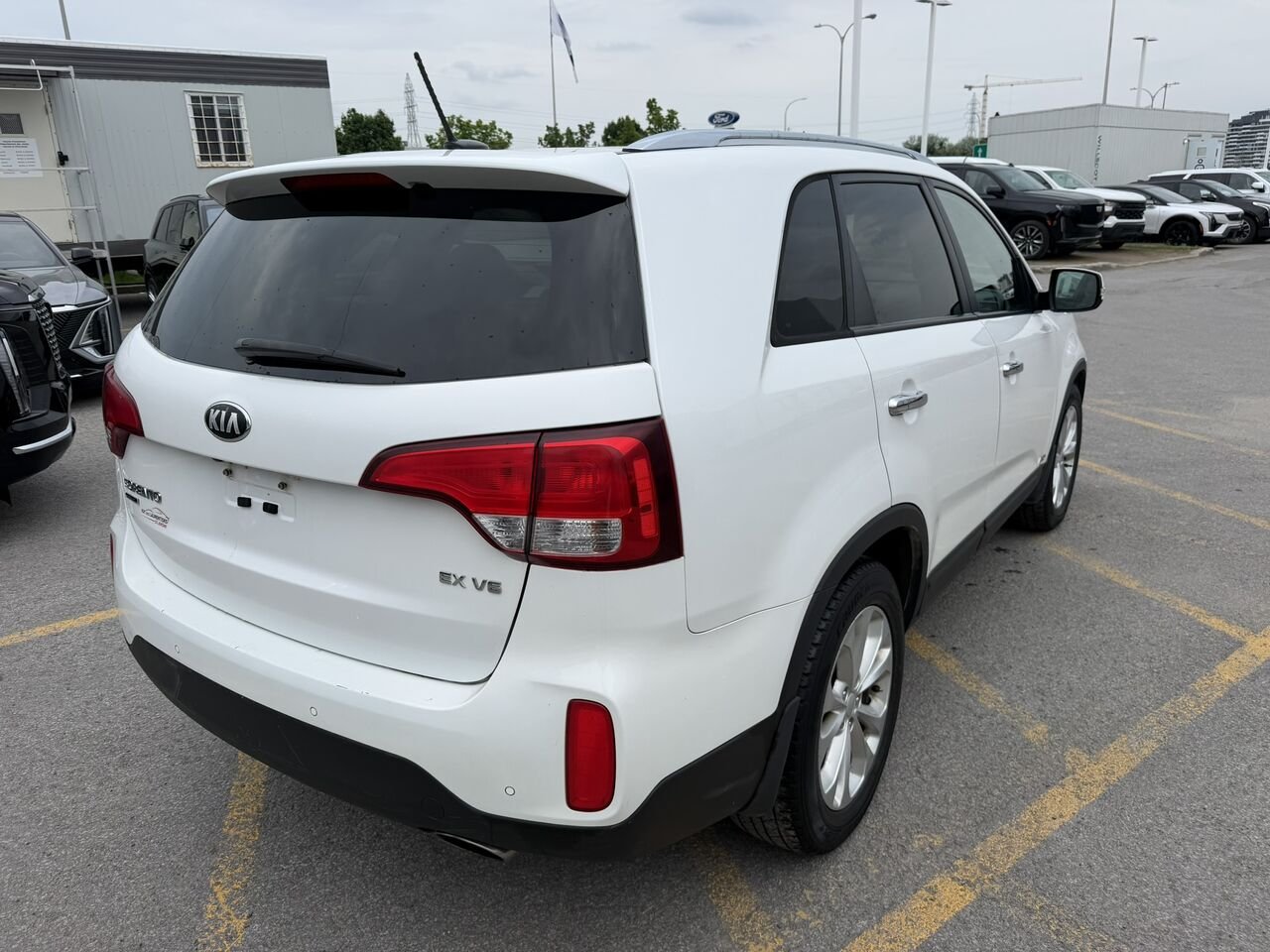 Kia Sorento EX AWD CUIR TOIT PANORAMIQUE 2015 Blanc Laval - photo #9