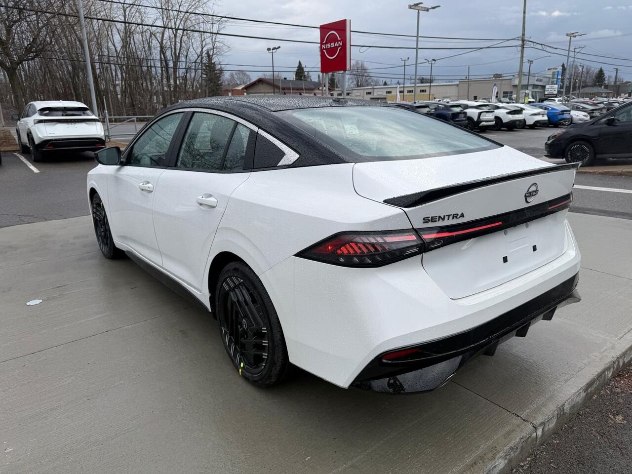 2026 NISSAN Sentra SENTRA SR Aspen White TriCoat/Super Black Châteauguay - photo #12