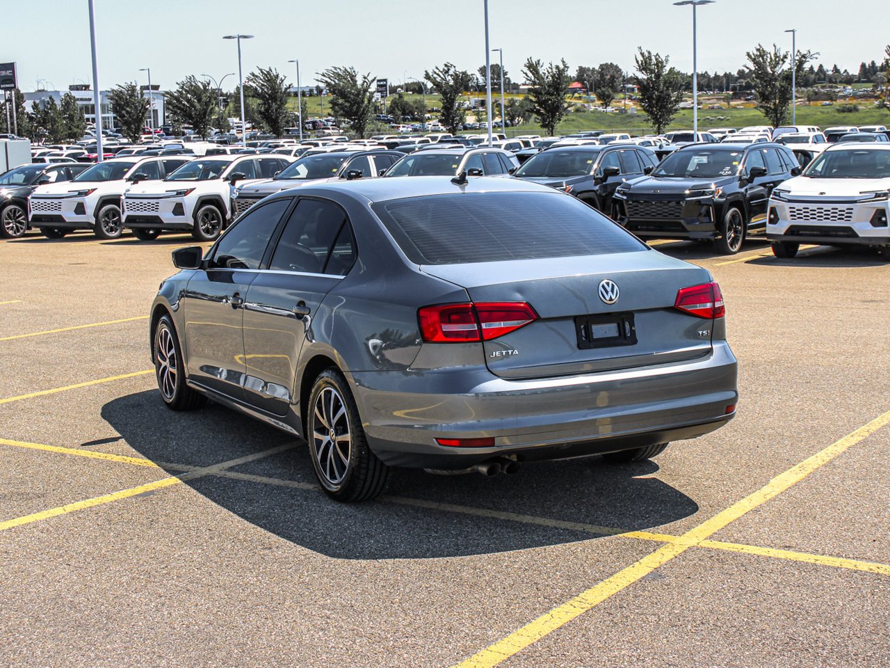 2015 Volkswagen Jetta 4dr 1.8 TSI Auto Comfortline Grey Sherwood Park - photo #5