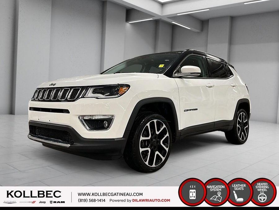 JEEP COMPASS *** UN PROPRIO + CLEAN CARFAX *** 2018 Blanc