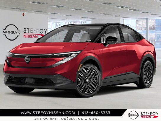 NISSAN LEAF L6075 2026 Rouge métallisé/Noir
