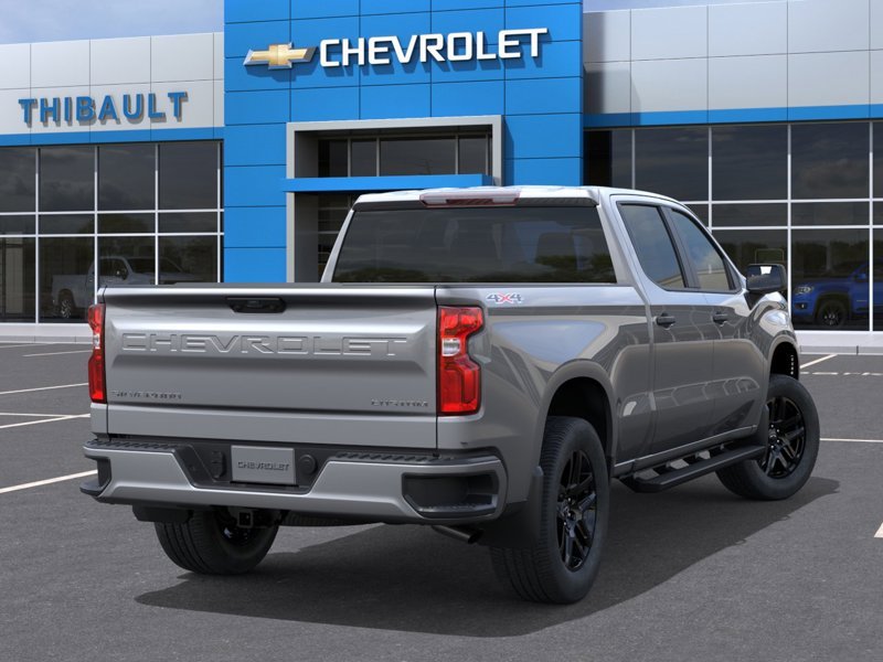 CHEVROLET SILVERADO 1500 Custom cabine multiplace 4RM 157 po 2026 Gris
