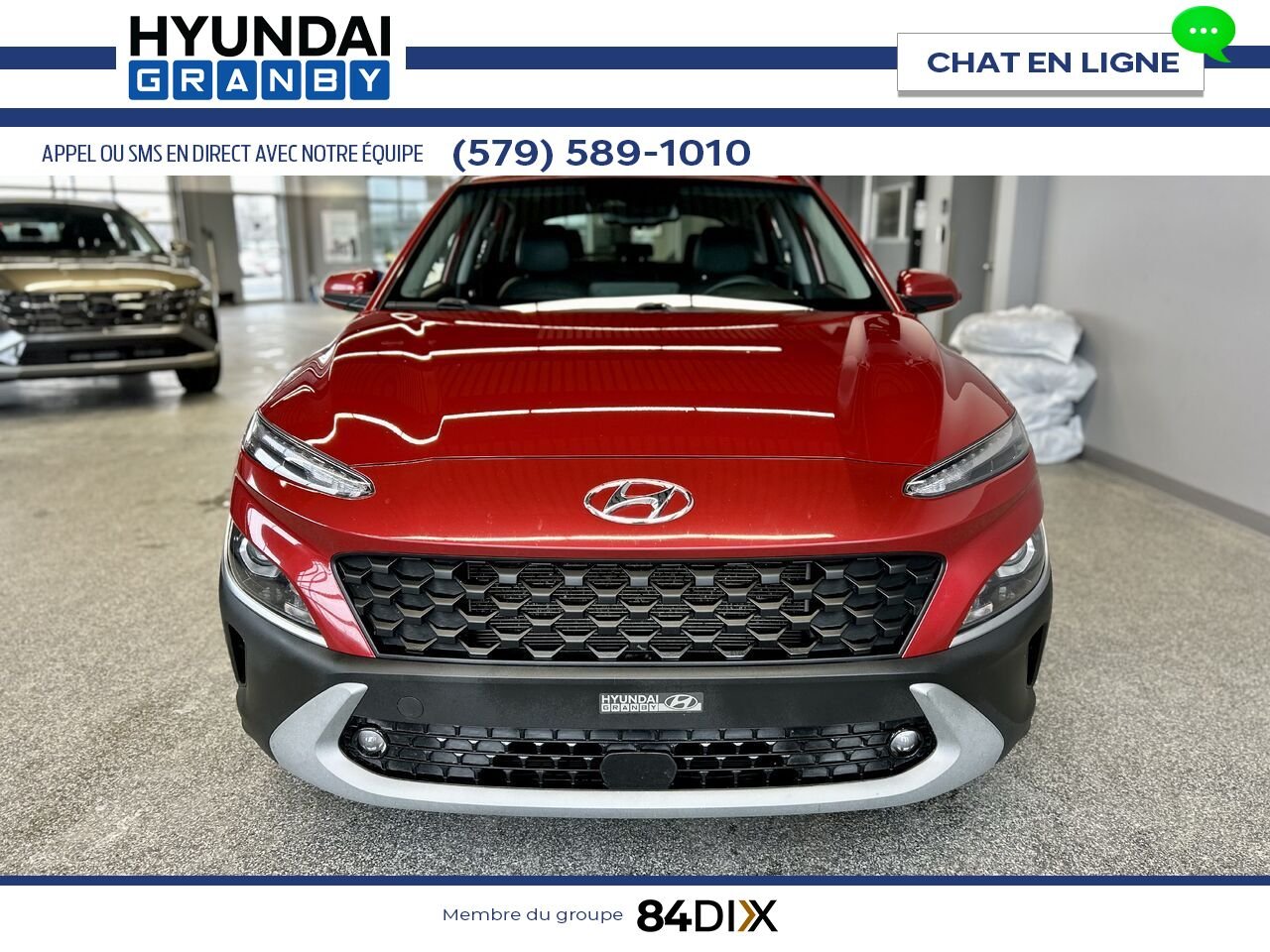 Hyundai Kona 2022 Rouge Granby - photo #2