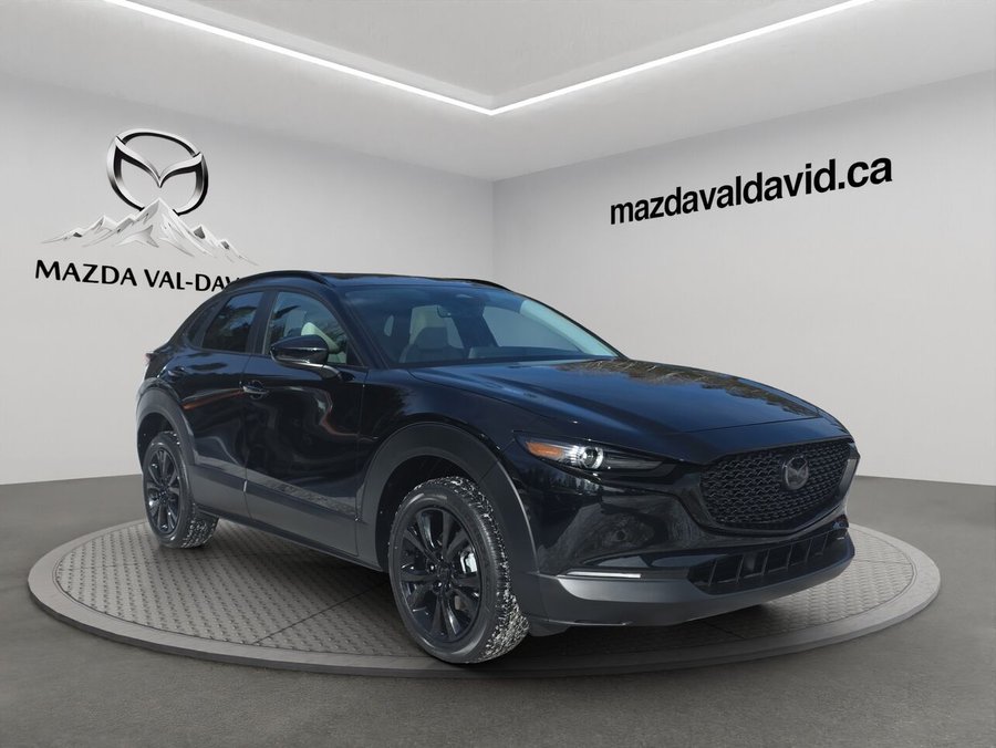 2026 Mazda CX-30 Gs, awd, sièges, volant et rétroviseurs chauffants Jet Black Mica