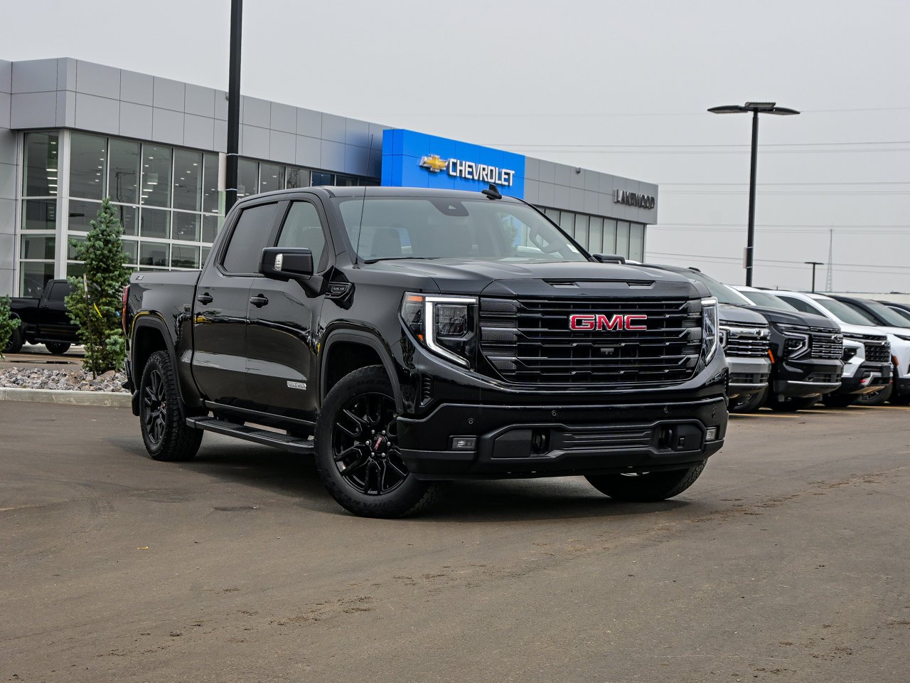 2024 GMC Sierra 1500 4WD Crew Cab 147 Elevation Black Sherwood Park - photo #1