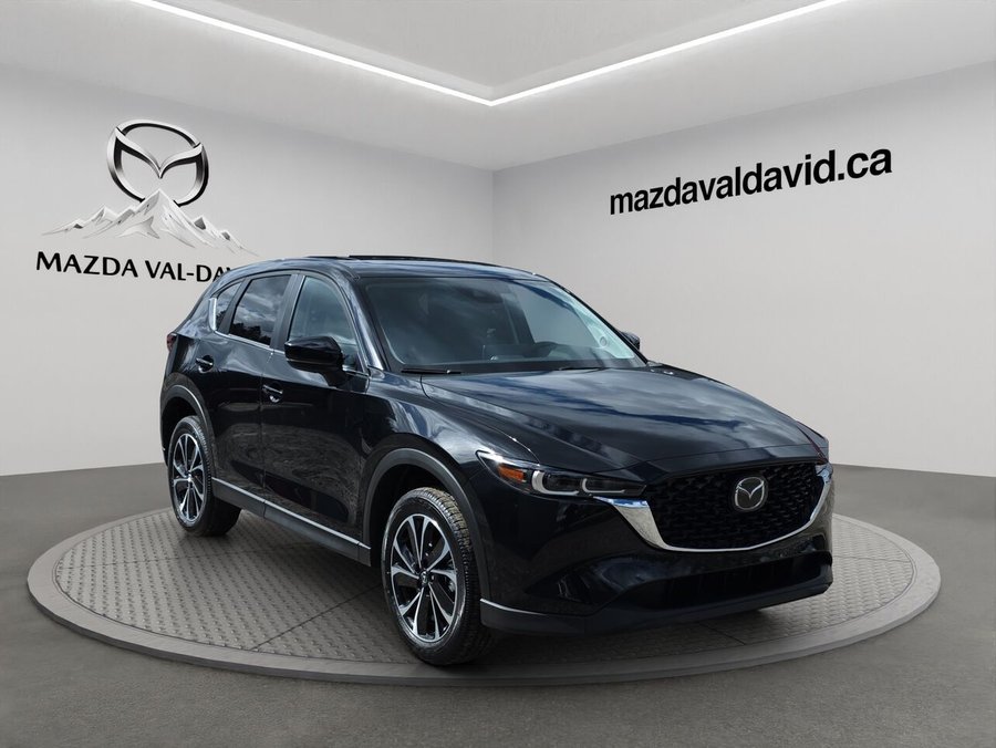Mazda CX-5 Gs, awd, Toit ouvrant, volant et rétroviseurs chauffants, hayon électrique 2025 Noir de jais mica