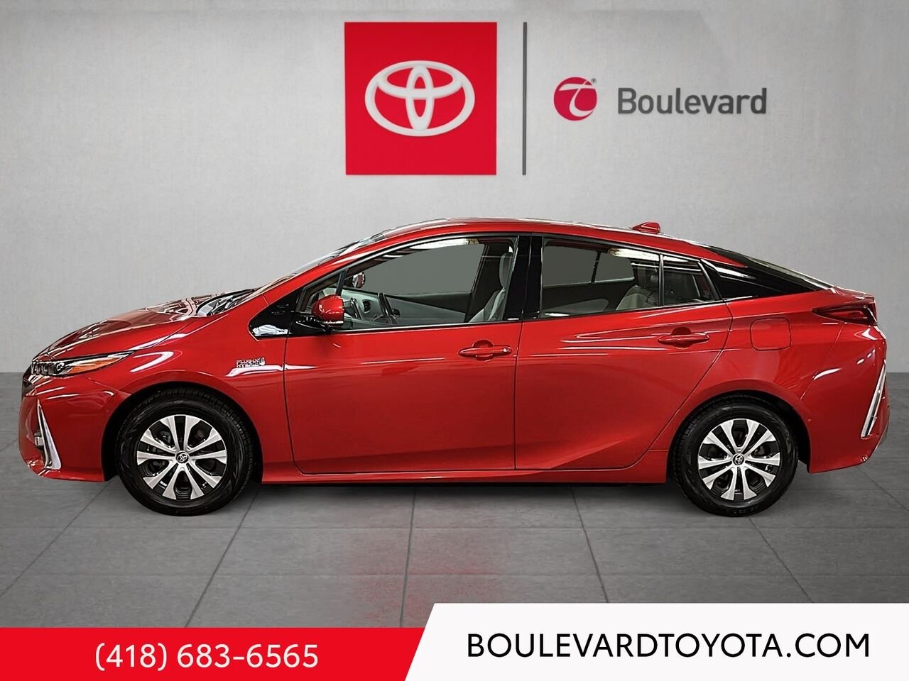 Toyota Prius Prime 100062A-60 | GROUPE TECHNOLOGIE 2020 Rouge Québec - photo #5