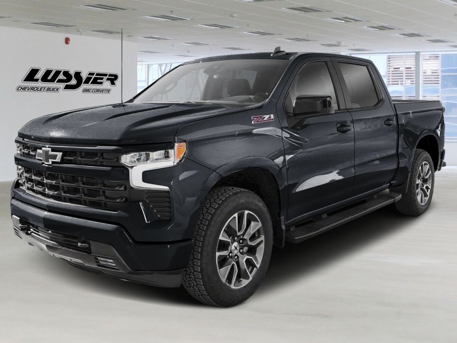 Chevrolet Silverado 1500 RST cabine multiplace 4RM 157 po 2026 Noir