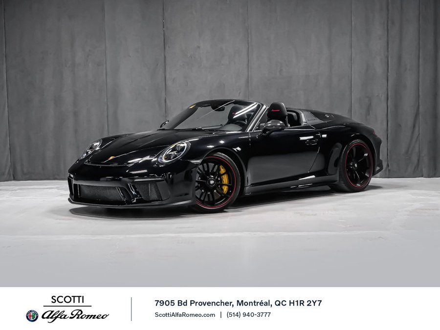 2019 Porsche 911 Speedster Black