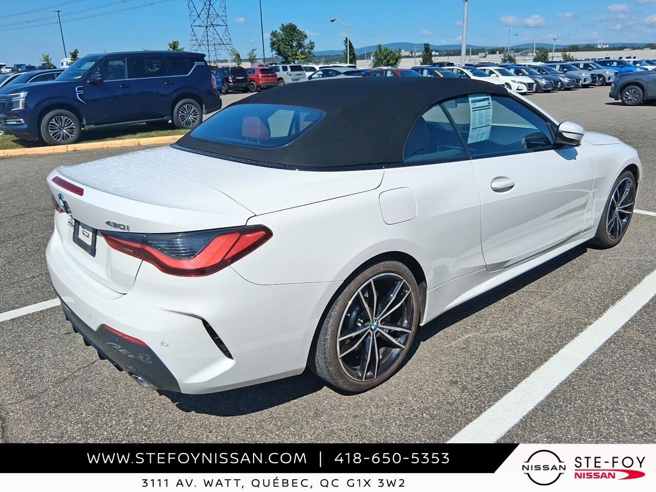 2022 BMW Série 4 430xi DECAPOTABLE White Ste-Foy - photo #1