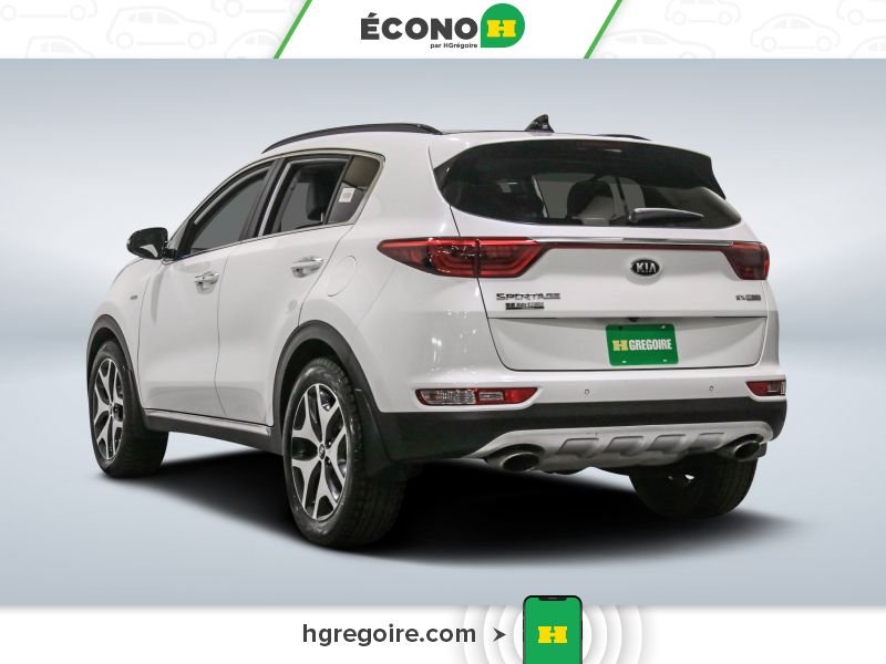Kia Sportage 725354 | AWD AUTO AC CUIR TOIT NAV GR ELEC MAGS CAM RECUL B 2018 Blanc Laval - photo #5