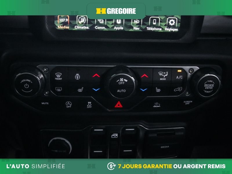 Jeep Wrangler 821038 | Unlimited Sport 80th Anniversary 4WD AUTO A/C MAGS 2021 Gris Laval - photo #15