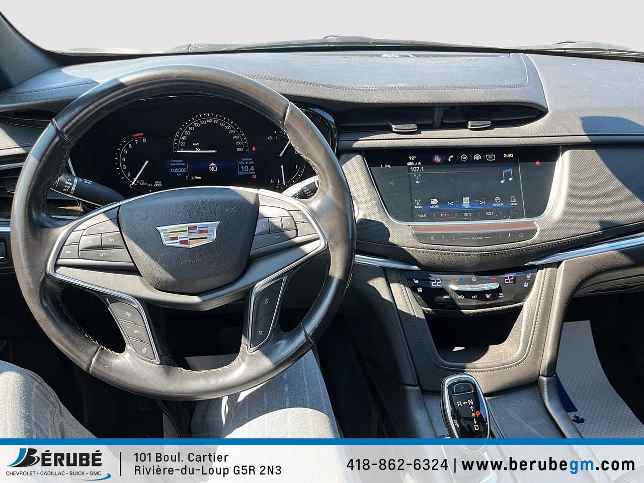 CADILLAC XT5 AWD 2018 Noir Rivière-du-Loup - photo #12
