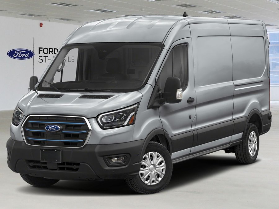 2025 Ford E-Transit Cargo Van 2025 Ingot Silver Metallic