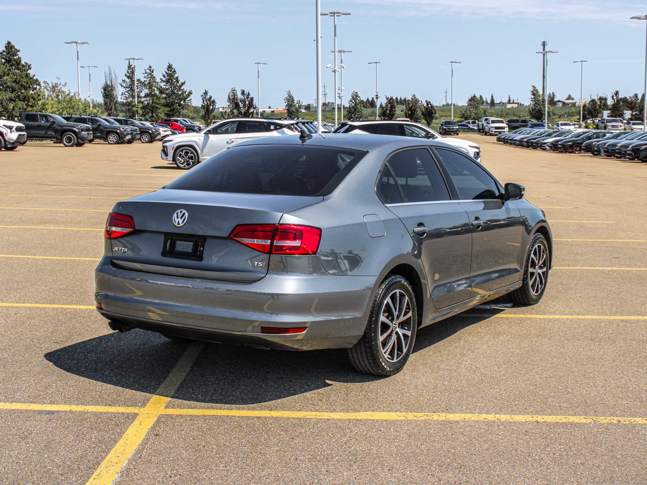 2015 Volkswagen Jetta 4dr 1.8 TSI Auto Comfortline Grey Sherwood Park - photo #8