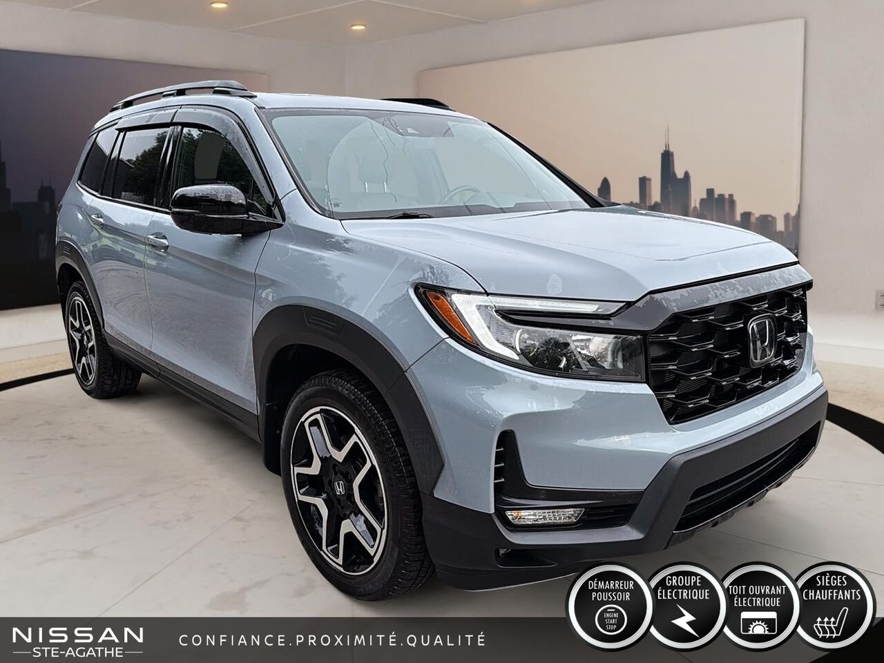 2022 Honda Passport Touring Traction Intégrale Grey Saint-Jérôme - photo #2