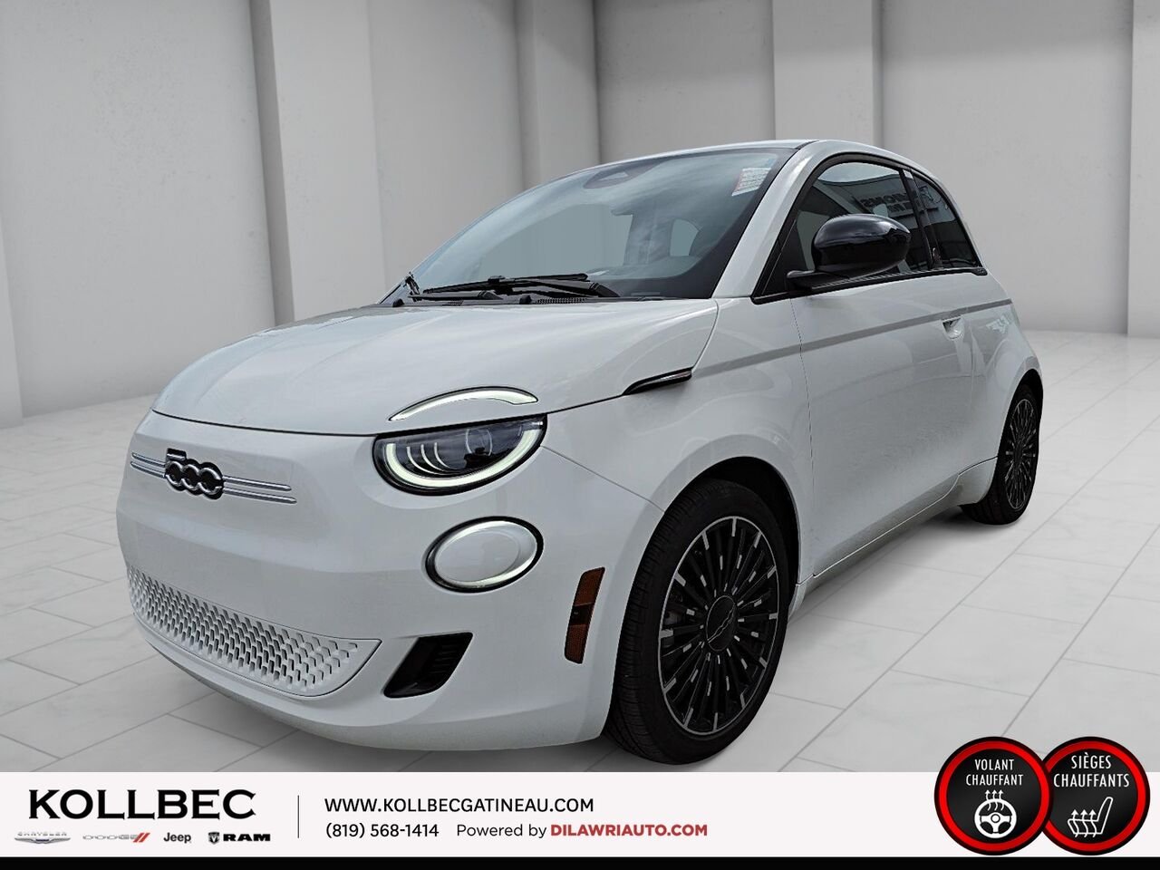 2025 FIAT 500E Édition (RED) White Ottawa & Gatineau - photo #0