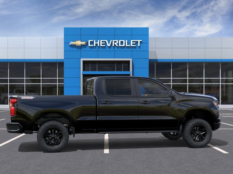2026 CHEVROLET Silverado 1500 Custom Trail Boss cabine multiplace 4RM 157 po BLACK Gatineau - photo #4