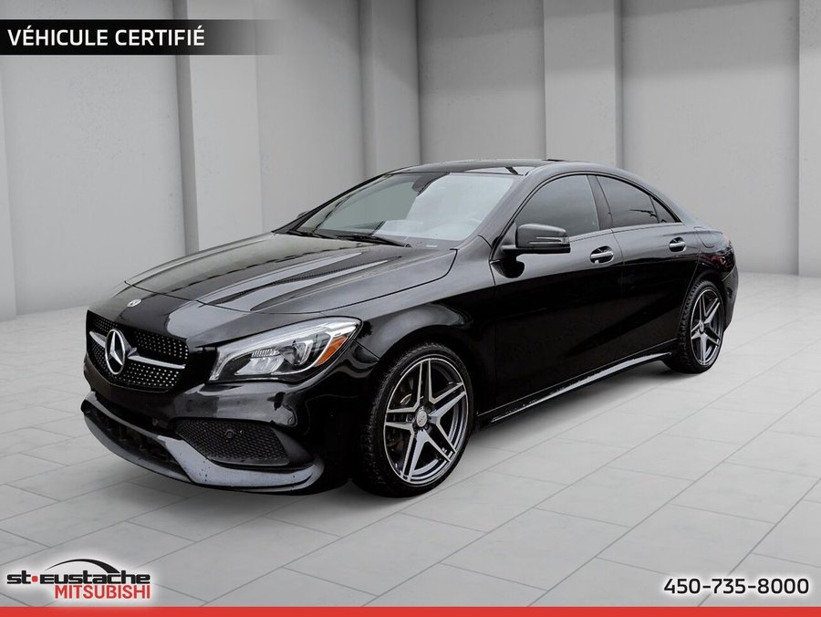 Mercedes-Benz CLA CLA 250 COUPÉ 4MATIC-CUIR-TOIT PANORAMIQUE-BANC CHAUFFANTS 2019 Noir