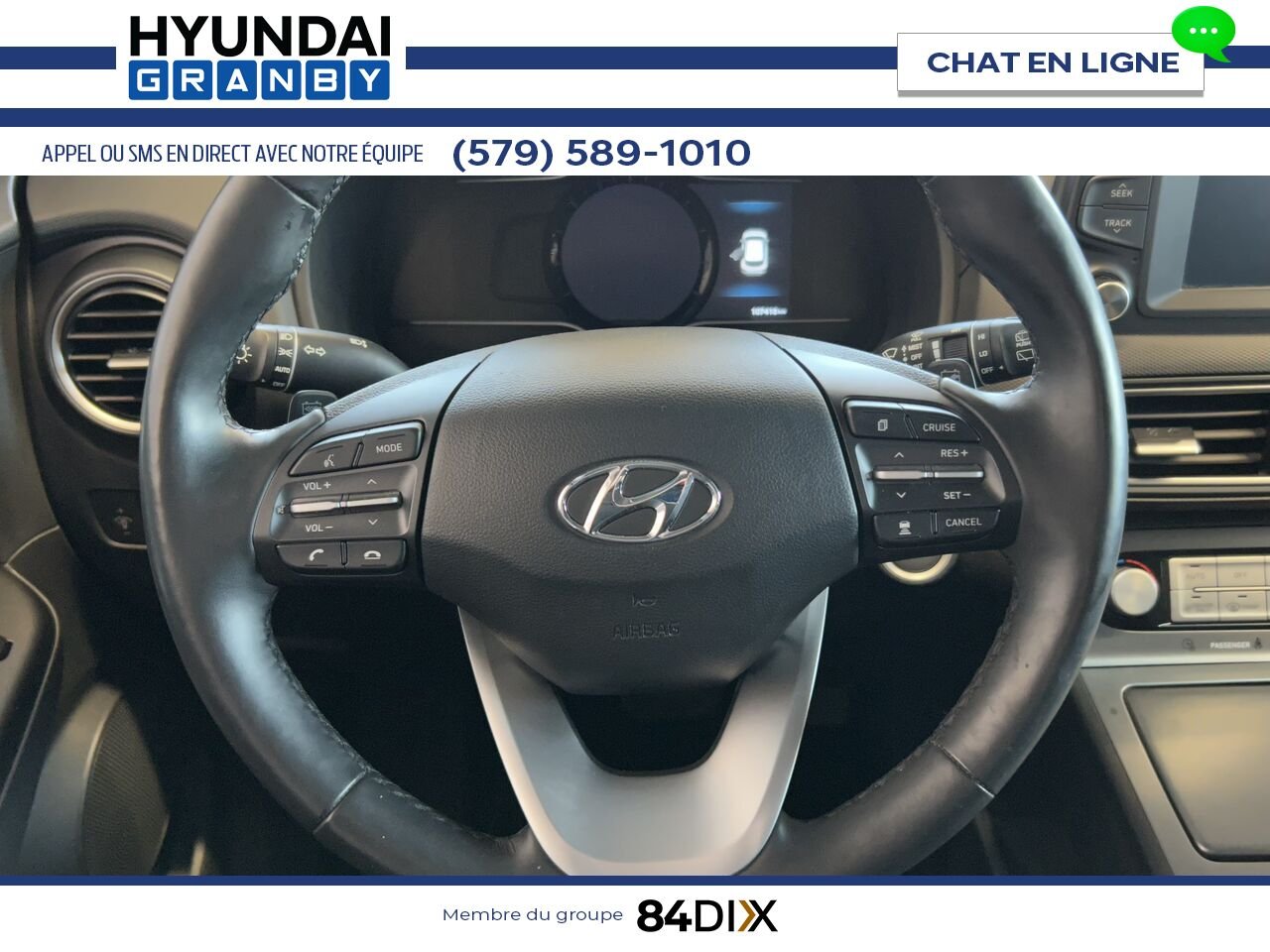 Hyundai Kona électrique 2021 Rouge Granby - photo #12