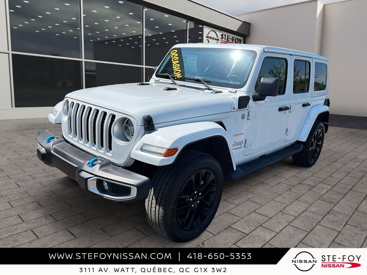 2022 Jeep WRANGLER 4XE UNLIMITED COLD WEATHER GROUP White Ste-Foy - photo #0