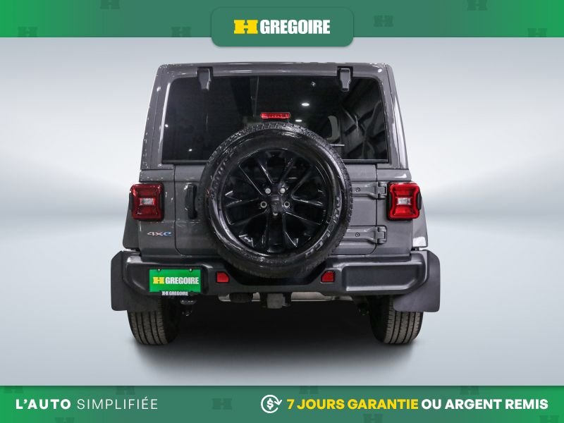 Jeep Wrangler 728442 | 4XE SAHARA PLUG IN HYBRID 4WD CUIR MAGS 20 PO 2021 Gris Laval - photo #5