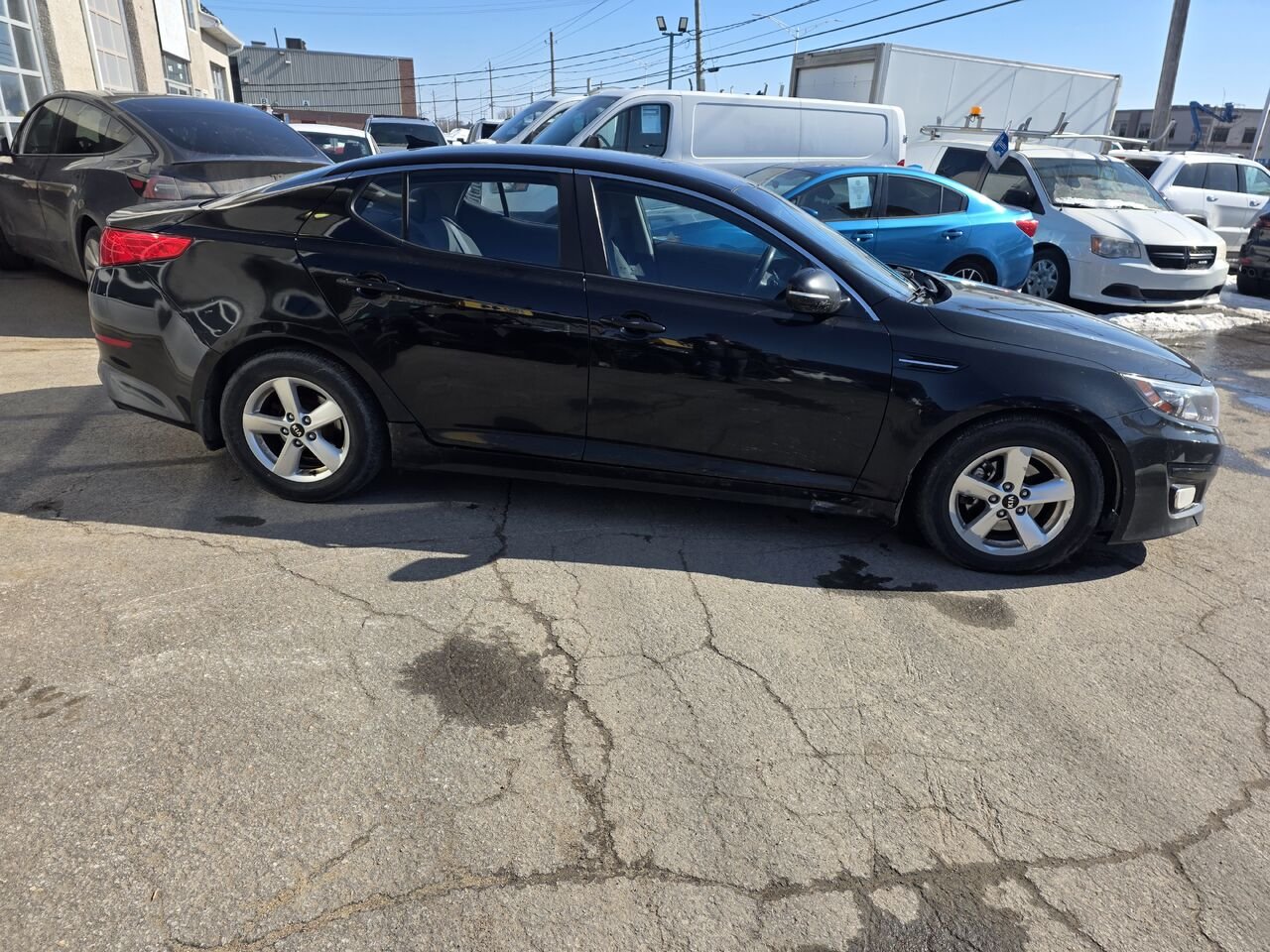 2015 Kia Optima Black  - photo #5